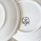 Vintage Set of Homer Laughlin Best China White Ironstone 6.5" Salad Plates, Dessert Plates, Midcentury Heavy Restaurant Ware