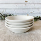 Vintage Set of Homer Laughlin Best China White Ironstone 4.5" Berry Bowls, Condiment Dishes, Midcentury Heavy Restaurant Ware