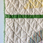 Vintage Friendship Basket Applique Quilt, Kansas Quilt Project Documented, Embroidered 1935, 74" x 68"