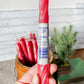Vintage Hallmark Ambassador 8" Red Twist Candles, Unused New Old Stock Christmas Decor