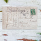 Set of 5 Antique Christmas Cards, Muted Neutrals Holiday Postcards