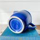 Vintage Blue Sevilla Stoneware Pitcher by Cameron Clay, c1930s-1950s Farmhouse Kitchen
