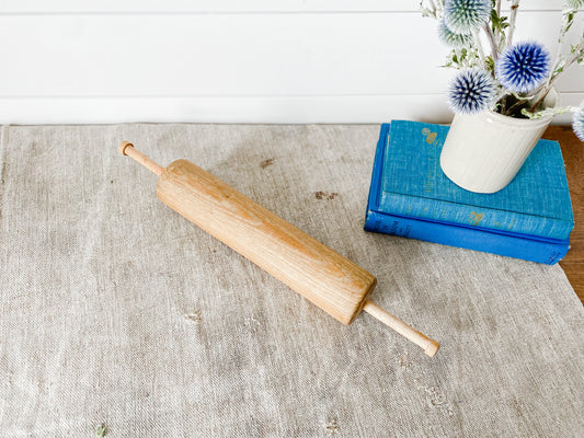 Vintage Solid Wood Primitive Farmhouse Rolling Pin
