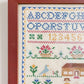 Vintage Country Farmhouse Style Cross Stitch ABC Sampler
