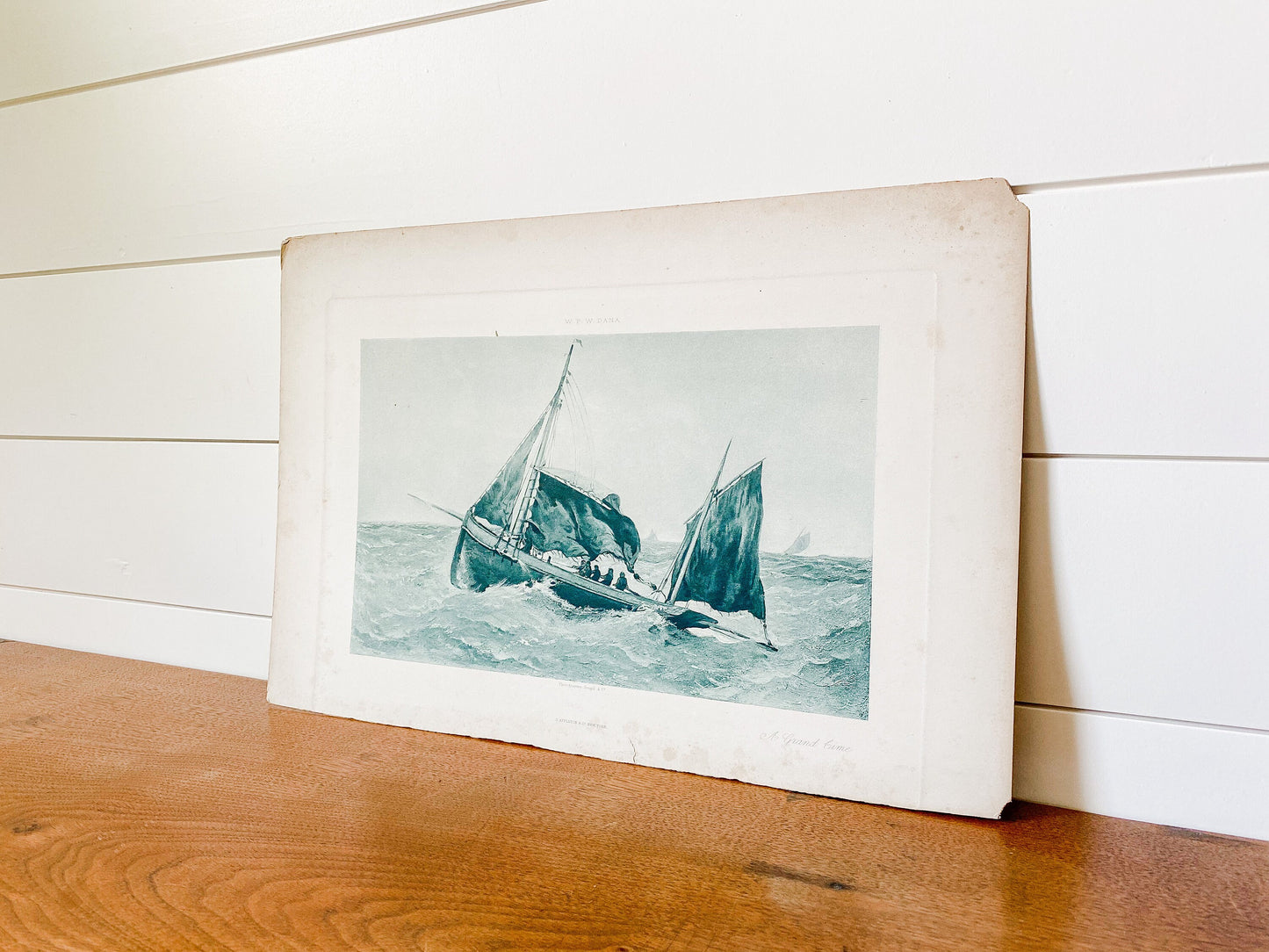 Antique Nautical Art Print - A Grand Time by Dana