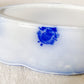 Antique Flow Blue Ironstone Gravy Boat & Underplate - WH Grindley "Lorne"