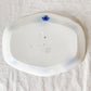 Antique Flow Blue Ironstone 12" Platter - Johnson Brothers "Dresden", c1900