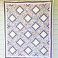 Vintage Postage Stamp Quilt of a Thousand Prints, c1930s Feedsack Fabrics - 82" x 69"